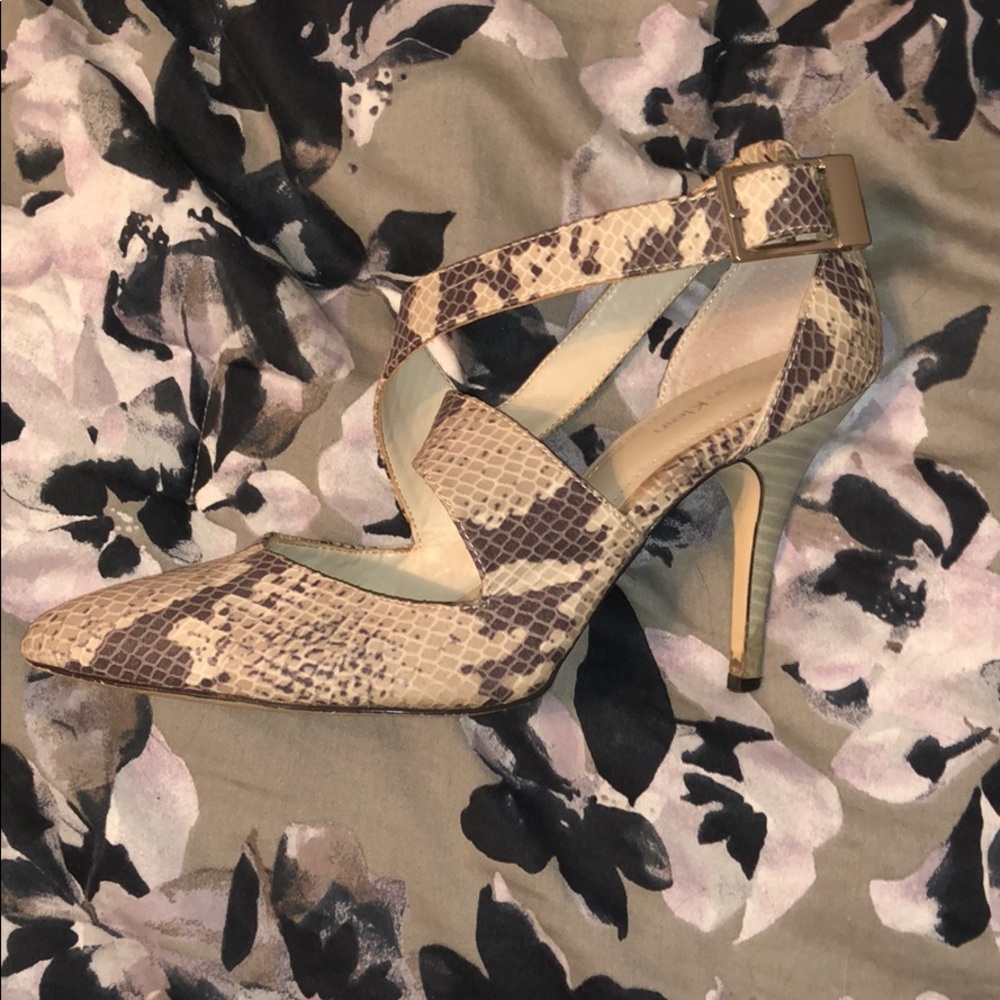 Calvin Klein Snakeskin Heels